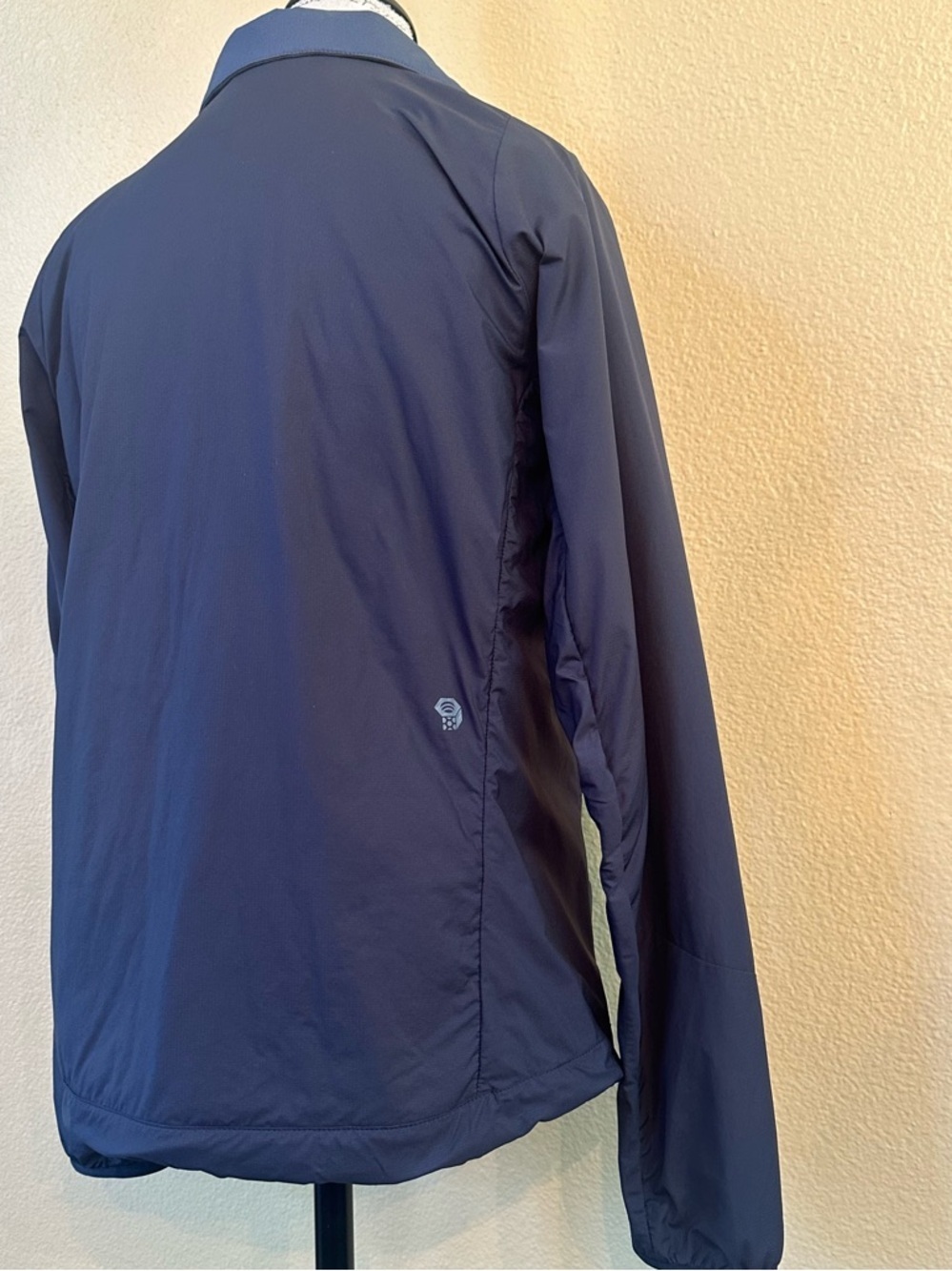 Mountain Hardwear Kor Stasis Hybrid Windbreaker Jacket In Dark Zinc Like New! - Picture 14 of 16